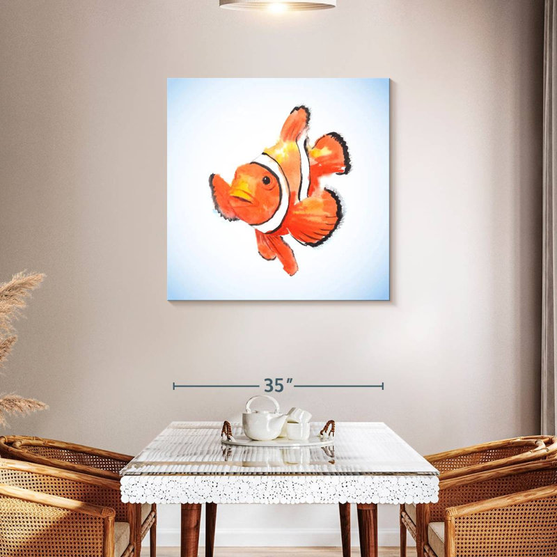 Crowle Percula Clownfish, 36" H x 36" W