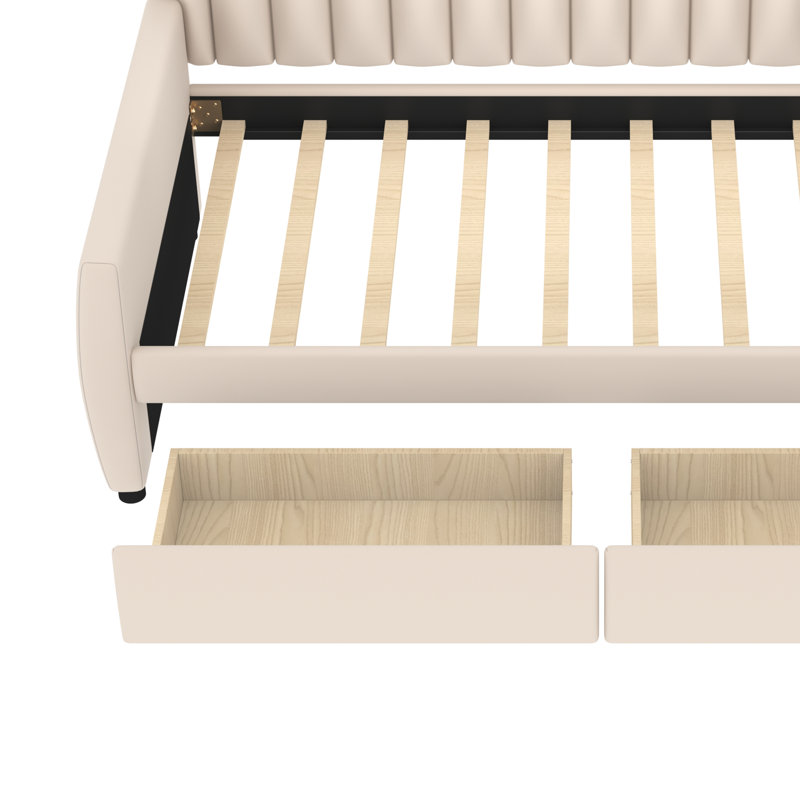 Lit de jour Jeanel, Beige