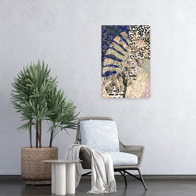 Art contemporain, art contemporain abstrait, H 24 po x l 16 po