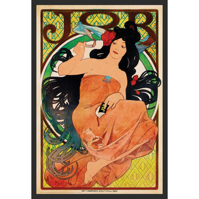 " Job Yellow Alphonse Mucha "