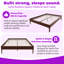 Solid Bamboo King\Queen\Full Platform Bed Frame, Noise-Free Support & Storage-989769873-989769875