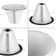 6" Recessed Step Baffle Trim For 6" Housing