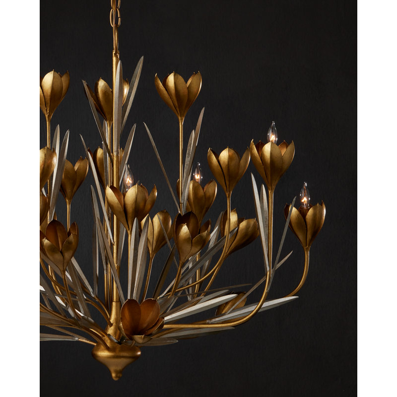 Hortensia 9 - Light Wrought Iron Chandelier