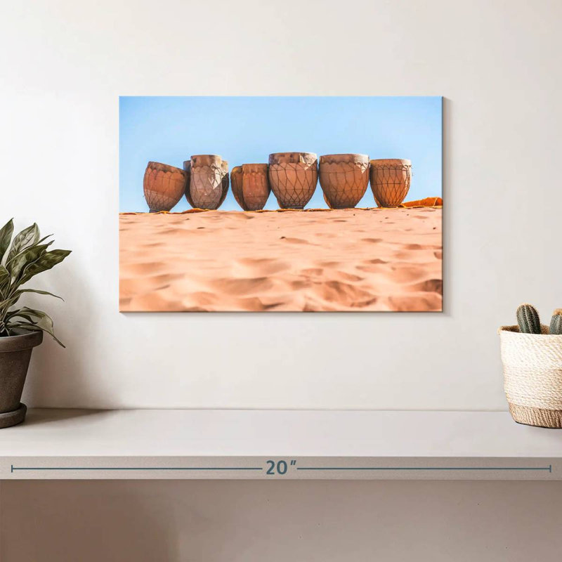 Abarca Desert Drums, 8" H x 12" W