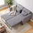 Heron 58.5" Upholstered Sleeper Sofa-1511784624