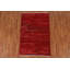 Tapis rouge marocain rouge noué à la main 4 x 6