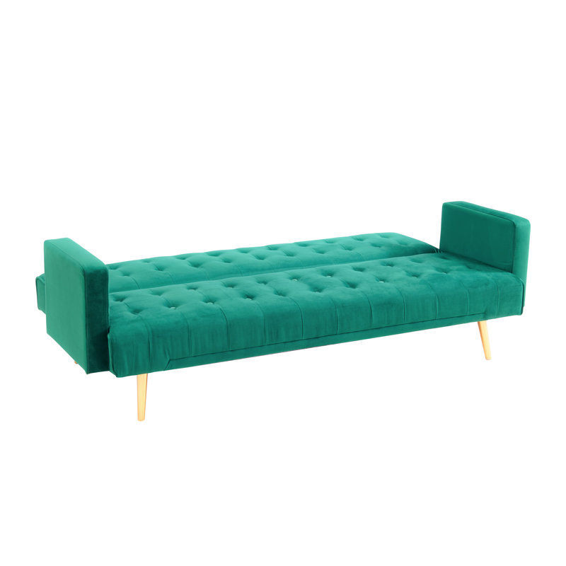 Kangley 3 Seater Sleeper, Green, Gold