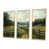 Toile naturelle avec cadre flottant