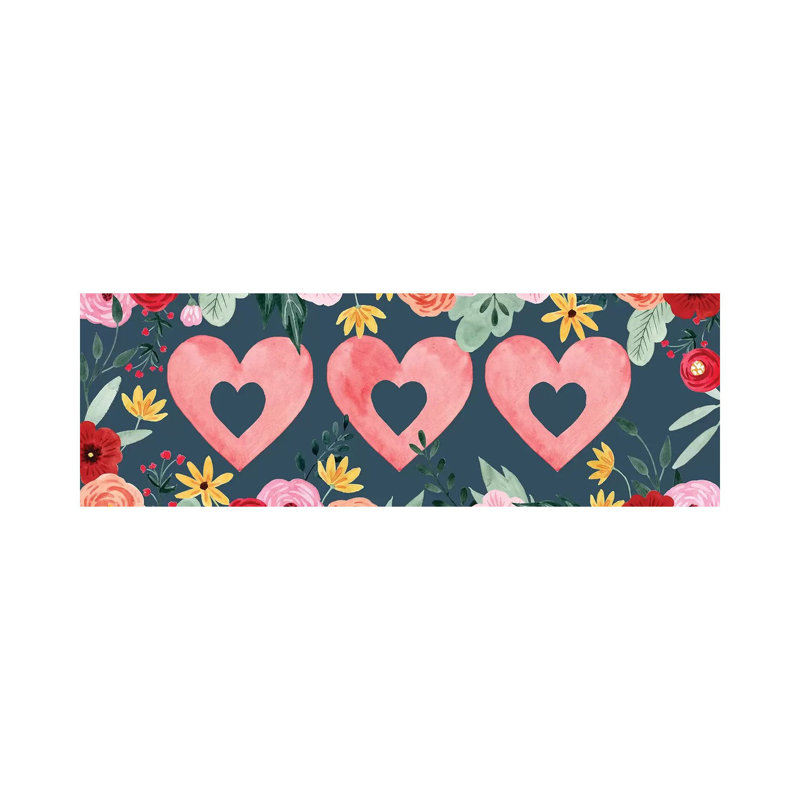 Sweet Hearts Collection D by Grace Popp - Wrapped Canvas Panoramic Gallery-Wrapped Canvas Giclée
