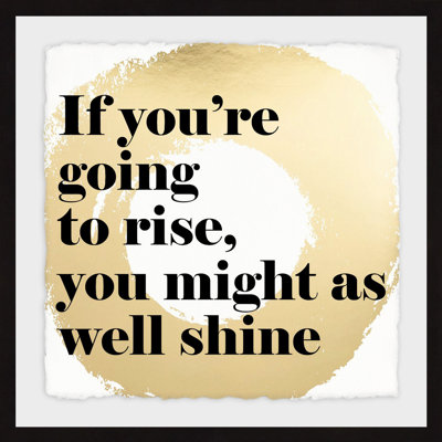 'Rise and Shine III' Framed Print