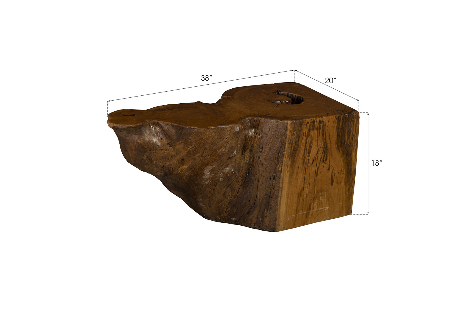 Origins Abstract End Table