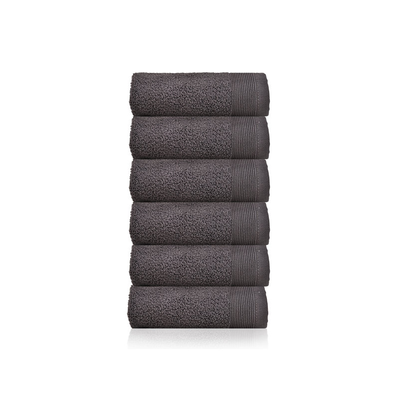 Serviette de toilette 100% coton Hardaway, Gris