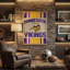 Tapisserie murale en toile 36 po x 54 po Minnesota Vikings-128498527