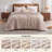 Classic Reversible Gingham Polyester Comforter Set with Microfiber Fill-134406158-134406161