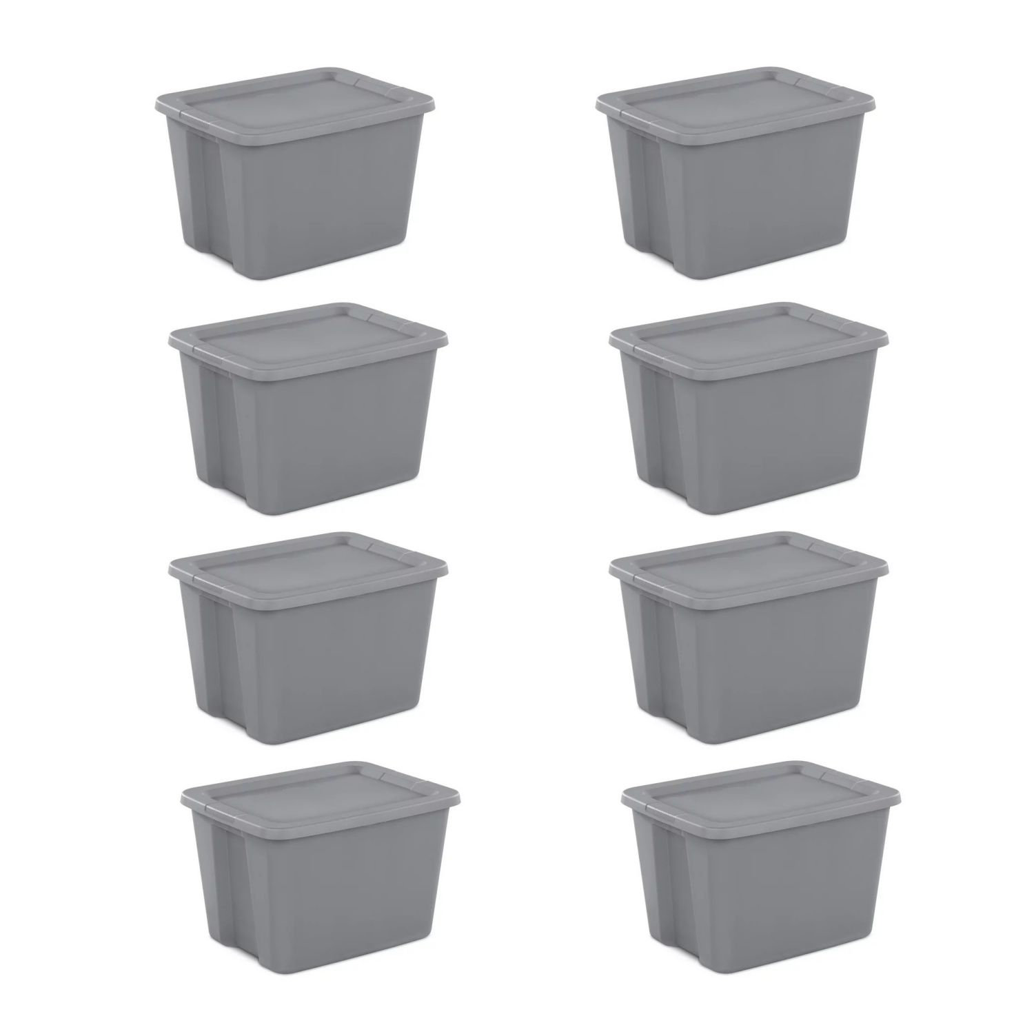 Rebrilliant 72 qt Plastic Storage Bin Set