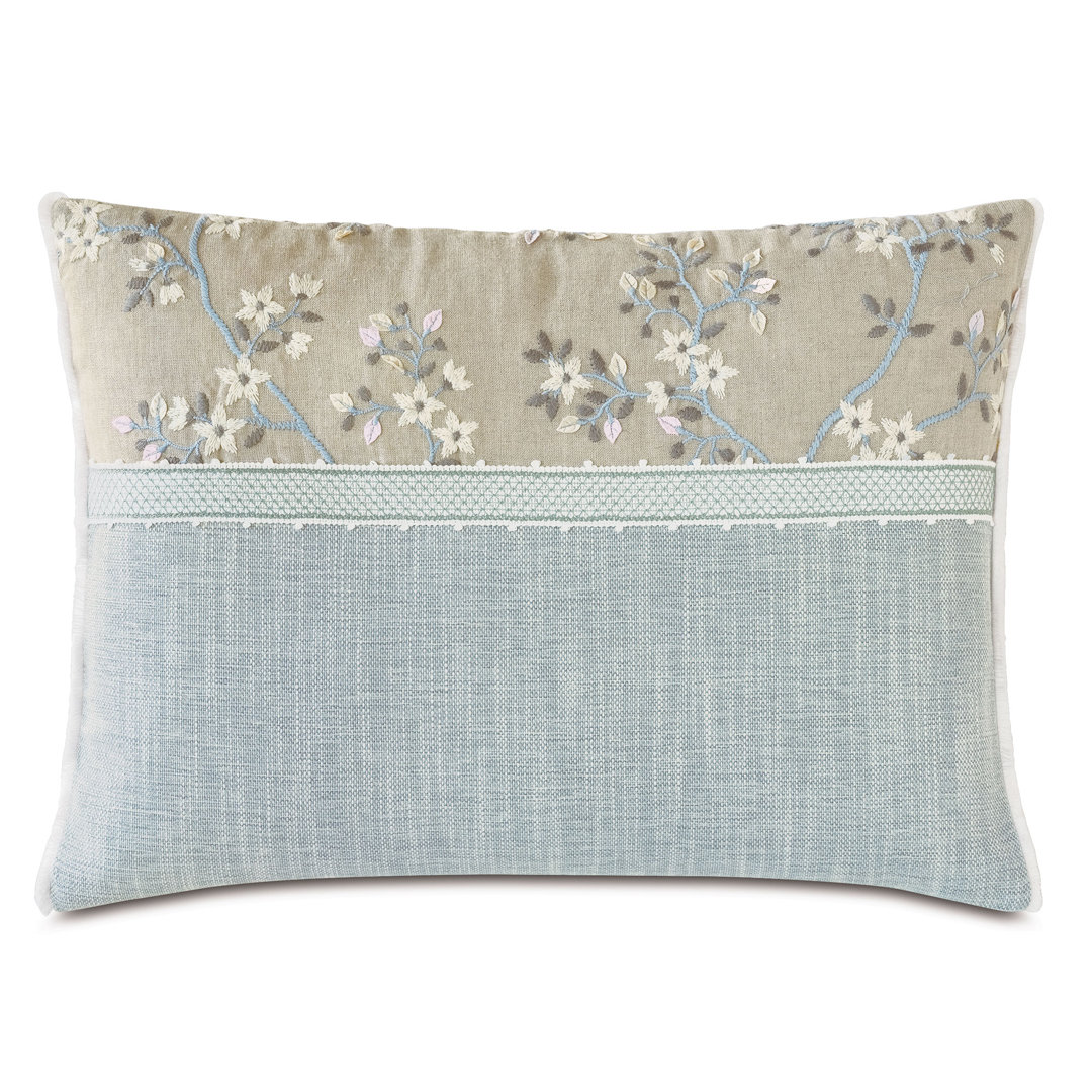 Amberlynn Block Decorative Rectangular Pillow Cover & Insert Eastern Accents