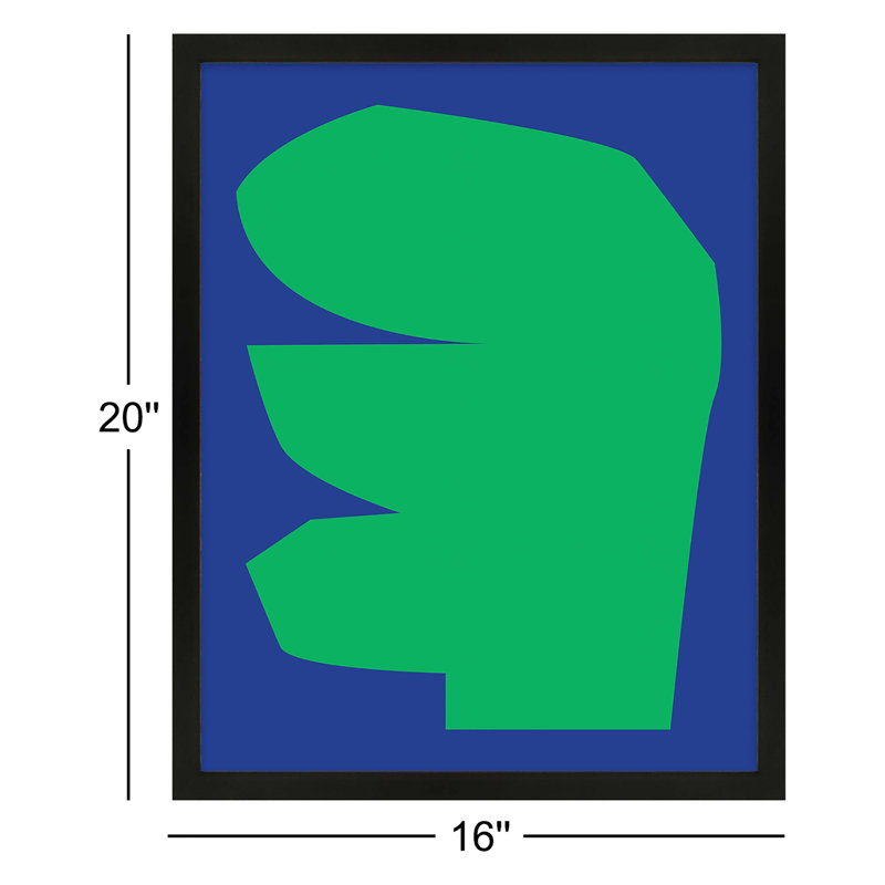 Reynard Process 1 par Michael Kempen - reproduction d'un seul cadre, Cadre noir, L 16 po x H 20 po