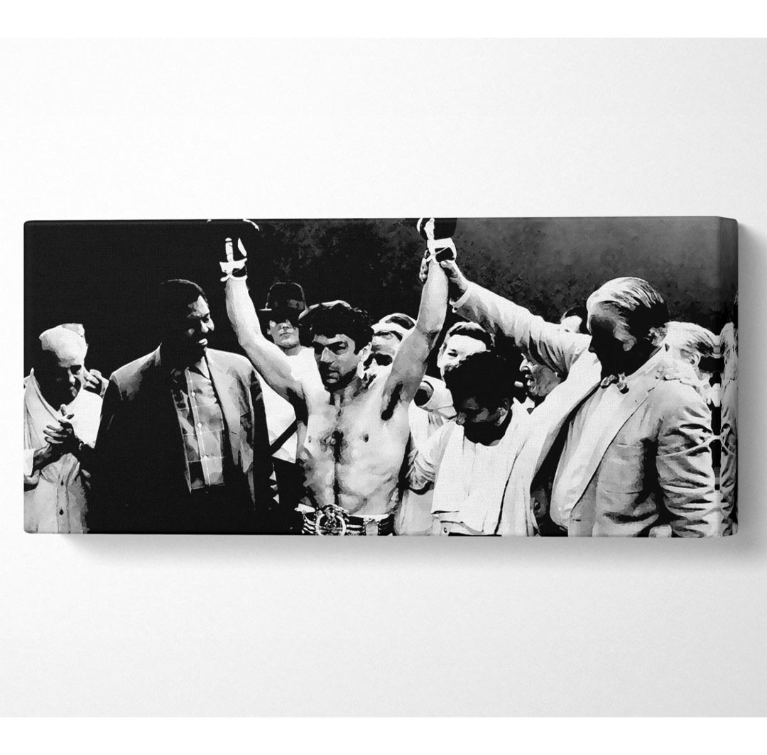 Raging Bull Robert De Niro Winning - Kunstdrucke auf Leinwand