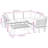 6 Piece Sofa Seating Group with Cushions