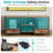 TV Stand with Fabric Drawers, Entertainment Center TV Stand for 55-65/55-75 inch, TV Console Table with Open Storage Shelves, Media Console Charging Station-118565742