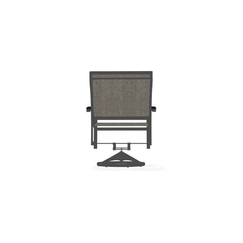 Bazza Outdoor Dining Chair, Smoke, Graphite