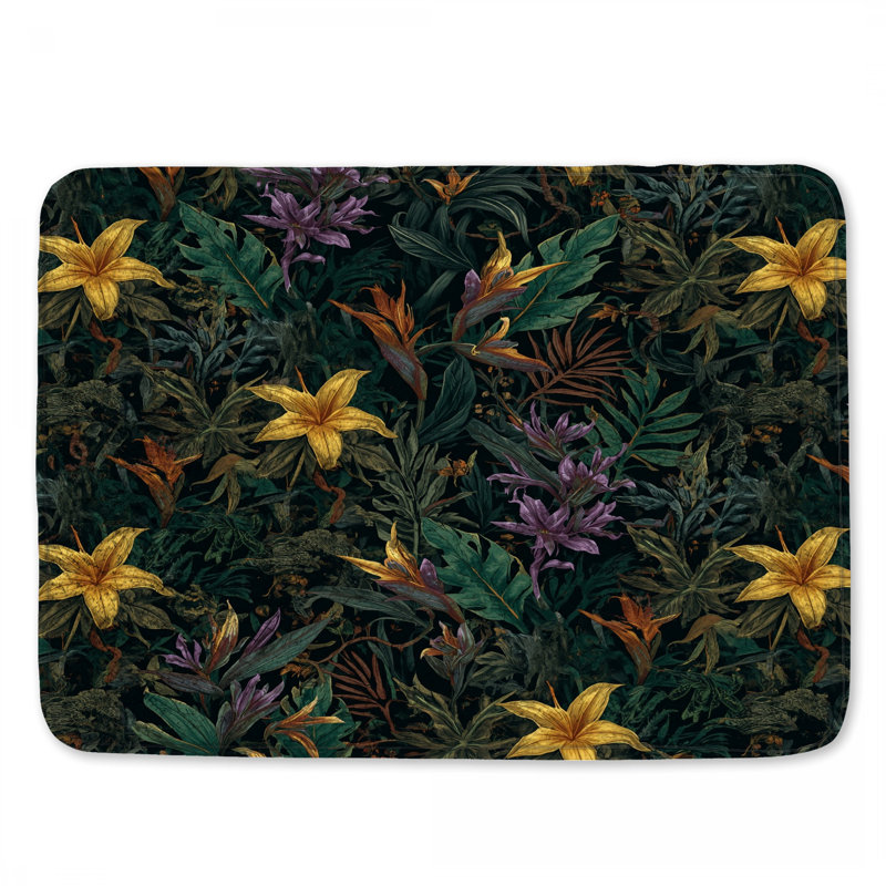 Tapis de bain Tropical, L 24 po x L 17 po