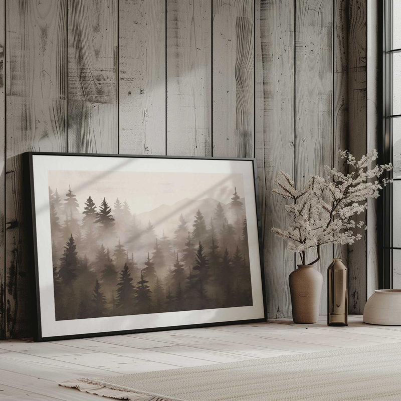 «Neutral Forest Mist», Rose poudre, H 9,25 po x l 11,25 po