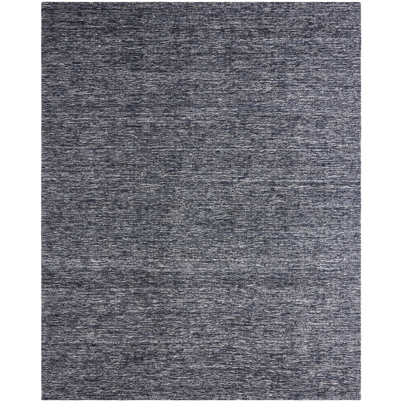 Langlais Hand Loomed Area Rug in Gray, Rectangle 9' x 12'