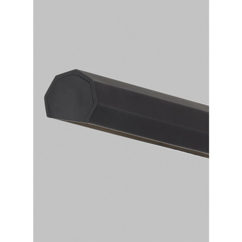Plural Faceted 18" Picture Light, Nightshade Black