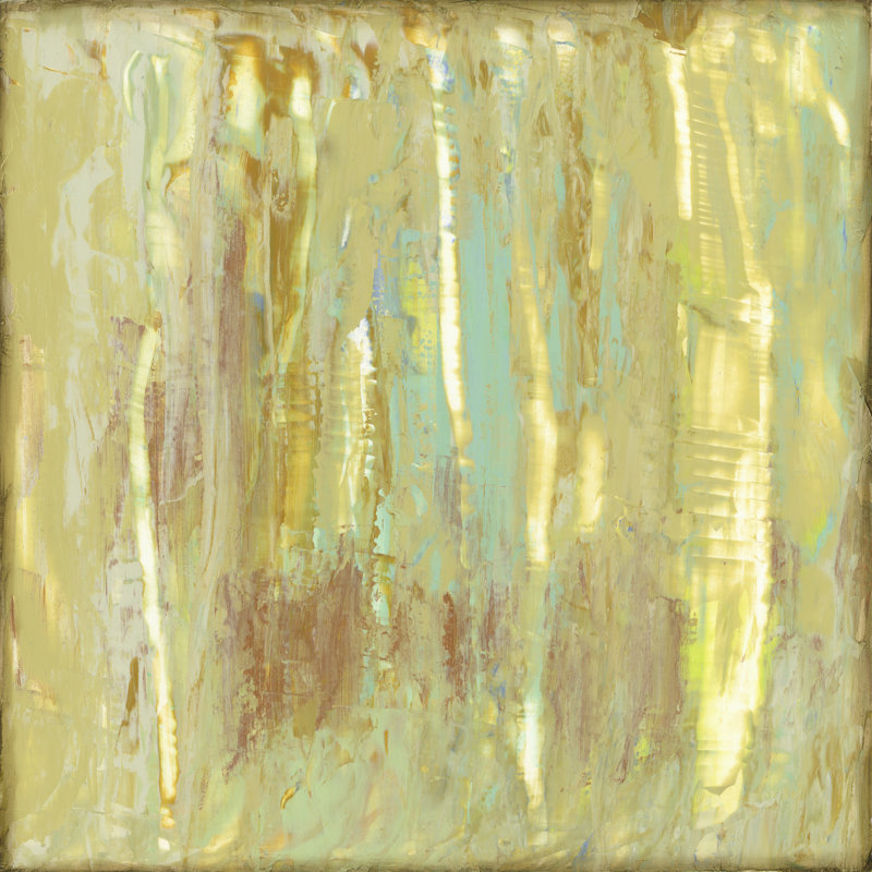 Lime Fusion II by Jennifer Goldberger - Wrapped Canvas Art Prints, 30cm H x 30cm W