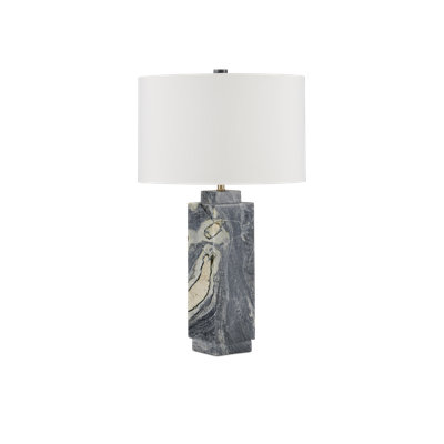 Ashlar Marble Table Lamp