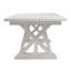 Joaquin 80-98" Rubberwood Extendable Dining Table, Light Gray Wash