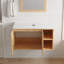 Meuble-lavabo mural Nature 48 po avec comptoir, sans lavabo-135318148