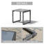 Ensemble bistro long avec coussins 15,8 "pour 2 personnes Ables Square-1317991652