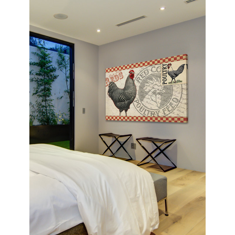 Poultry Feed - Wrapped Canvas Print, 61 cm H x 91 cm W