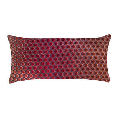 Dots Mini Rectangle Velvet Pillow Cover & Insert