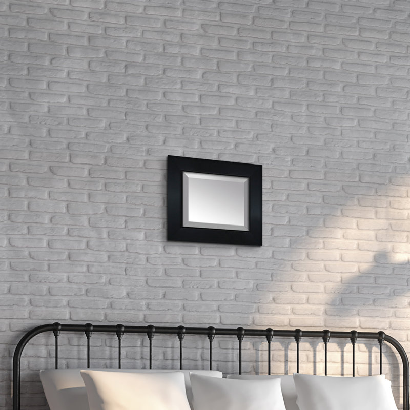Miroir décoratif biseauté Alegra, 14,75 po x 12,75 po