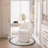 Upholstered Swivel Accent Vanity Stool-430170994