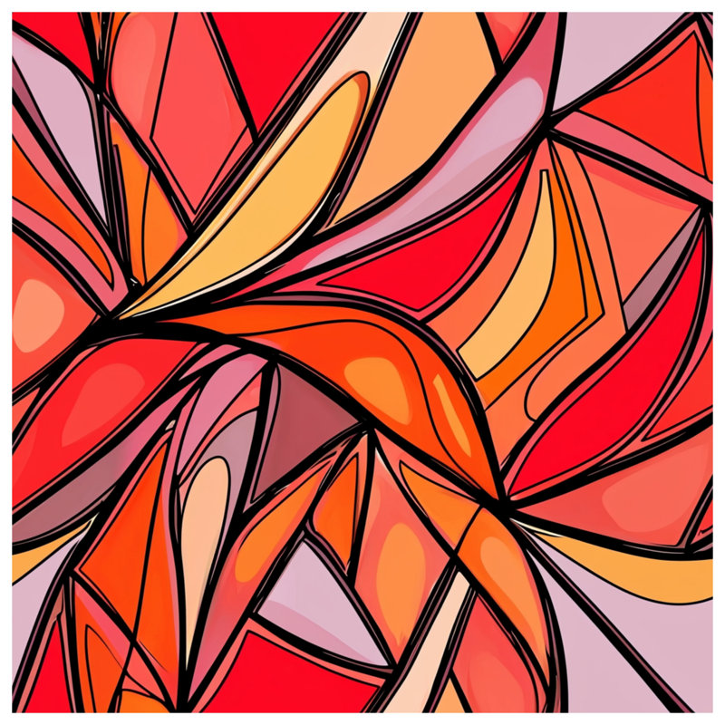 Abstract Throw Pillow, Art Double Sided Pillows, 20 x 20 inches