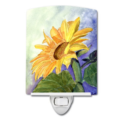 Flower Sunflower Ceramic Night Light
