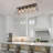 5-Light Farmhouse Rectangular Caged  Flush Mount-122812023