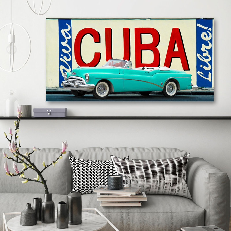 Cuba Libre, Havana - Wrapped Canvas Print, 60cm H x 120cm W x 4cm D