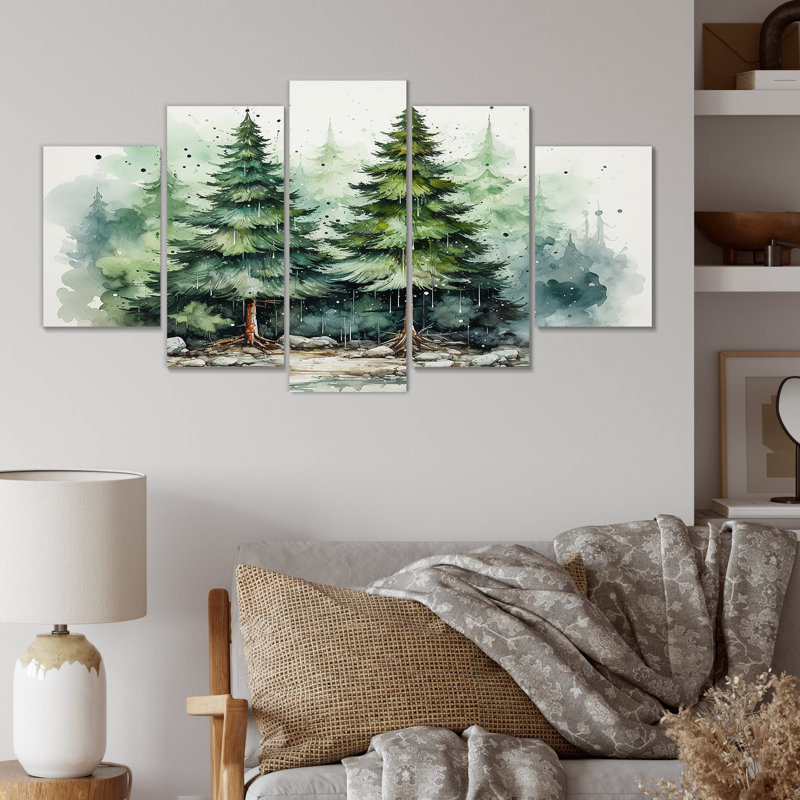 Minimalisme pin arbre forêt II