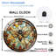 Horloge murale abeille horloge murale rétro 12 po