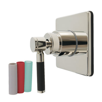 Kingston Brass Kaiser Single-Handle Wall Mount Six-Way Diverter Valve with Trim Kit