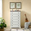 Commode 6 tiroirs, commode haute pour chambre à coucher - Standard-129994452