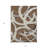 3' X 5' Brown Abstract Washable Indoor Outdoor Area Rug