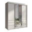 Armoire blanche 71 "avec miroir Monaco 71"-1337071387