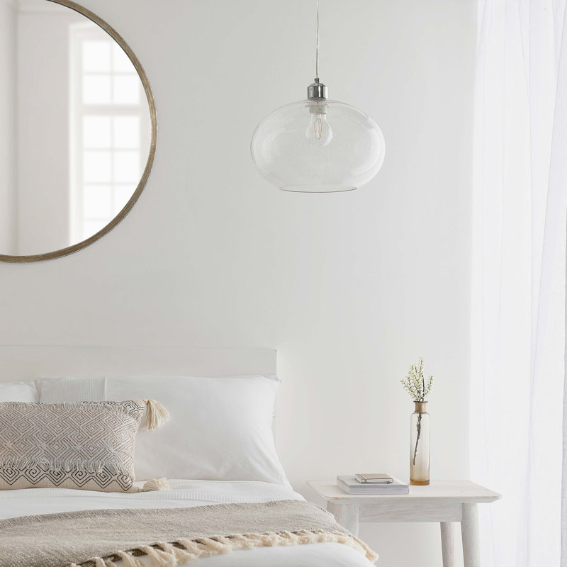 Gabor 30cm Glass Sphere Pendant Shade, Clear