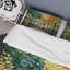 Ensemble de housse de couette Orange Green Trees-107146795